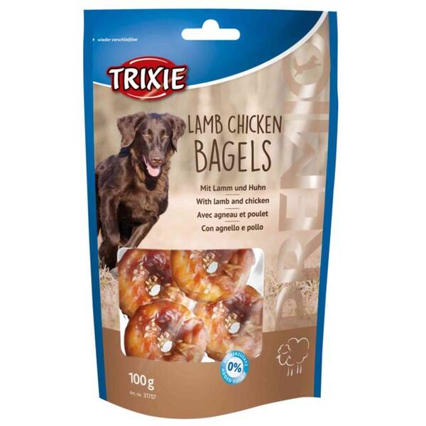 TRIXIE Λιχουδιά Premio Chicken/Lamb Bagels 100gr