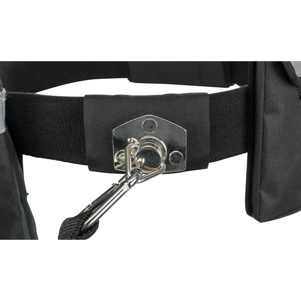 Ζώνη Μέσης με Οδηγό HANDS FREE Μαύρη 60-120cm/40mm - 1.00-1.35m