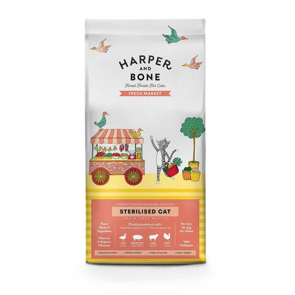 HARPER&BONES Sterilised Fresh Market 5kg HARPER&BONES Sterilised Fresh Market 5kg