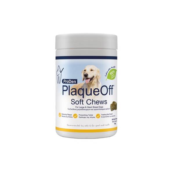 PLAQUE OFF Soft Chew M/L Dog 60pcs PLAQUE OFF Soft Chew M/L Dog 60pcs