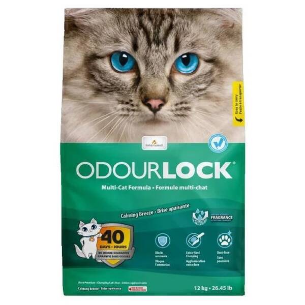 INTERSAND Odourlock Calming Breeze 10.5kg + 1.5kg Δώρο