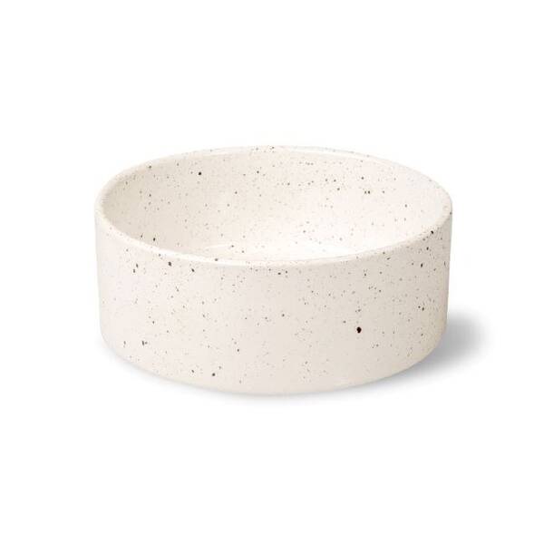 GLEE Μπολ Κεραμικό Λευκό Spots M 16x6cm 800ml