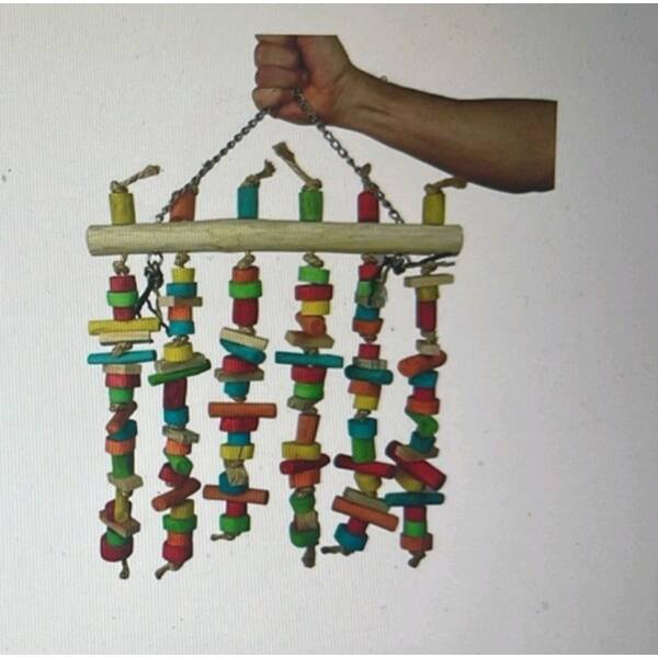 BIRDS KINGDOM Παιχνίδι για παπαγάλους "Abacus" 70x10x40εκ
