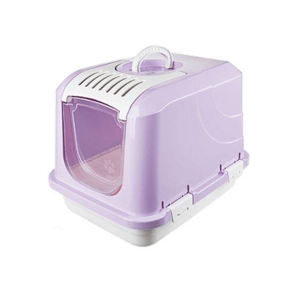 BAGHEERA Κλειστή Λεκάνη Γάτας Μωβ 66x46x46cm