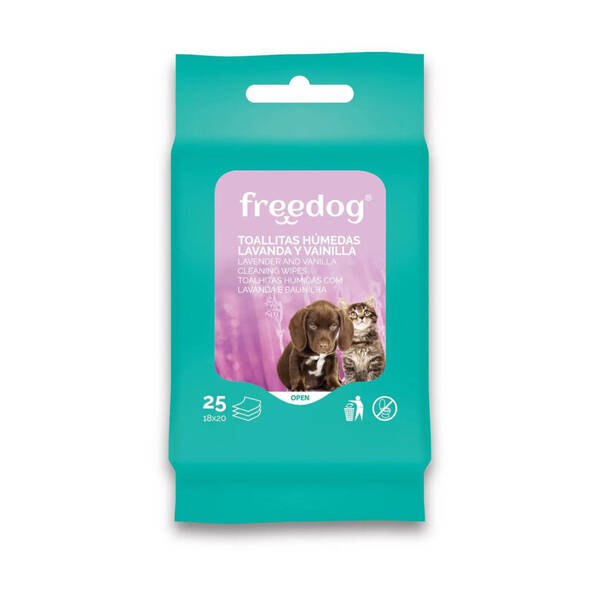 FREEDOG Cleaning Wipes Pocket Size 25pcs FREEDOG Cleaning Wipes Pocket Size 25pcs