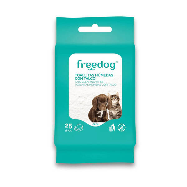 FREEDOG Cleaning Wipes Pocket Size 25pcs