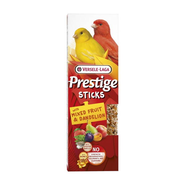 PRESTIGE Sticks Canaries Mixed Fruit & Dandelion 2*30gr