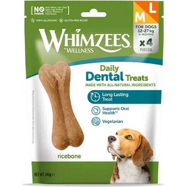 WHIMZEES Ricebone TrialBags M/L 4pcs