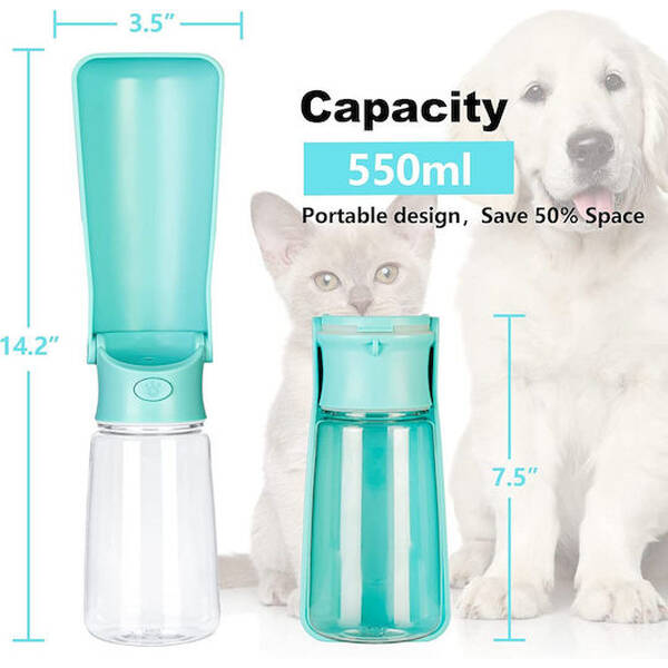 DENIKPETS Πράσινο Παγουρίνο Με Κουμπί 550ml