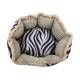 PET CAMELOT Κρεβάτι Στρογγυλό Ζέβρα 60x50x19cm PET CAMELOT Κρεβάτι Στρογγυλό Ζέβρα 60x50x19cm