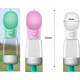 Dog Water Bottle &Food Compartment (Green) 380ml