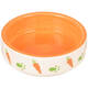 FLAMINGO Feeding Bowl Small Animal Iggy Ceramic Orange 8,5 cm