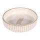 FLAMINGO Feeding Bowl Guinea Pig Mylo Ceramic Beige-White Round 200ml 12x3,5cm