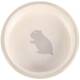 FLAMINGO Feeding Bowl Hamster Mylo Ceramic Beige-White Round 100ml 8.5x3cm