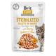BRIT Care Cat Pouches Fillets Gravy Sterilised Salmon & Tuna 85gr