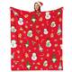 DENIKPETS Κουβέρτα Κόκκινη XMAS Χιονάνθρωπος 75*100cm