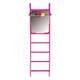FLAMINGO Toy Parakeets Ladder Mirror&Beads FLAMINGO Toy Parakeets Ladder Mirror&Beads