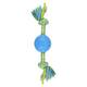 FLAMINGO Dog Toy Spector Ball Blue/Green 6.2cm