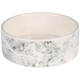 FLAMINGO Bowl Dog Marmi Ceramic Grey Round 400ml 13,5x4,5cm