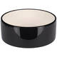 FLAMINGO Bowl Dog Rocky Ceramic Black Round 900ml 16,5x6,5cm