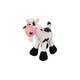 FLAMINGO Dog Toy Kuwa Cow White 15.5x30x28cm
