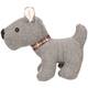 FLAMINGO Dog Toy Britta Schnauzer Grey 10x22.5x20cm