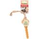 FLAMINGO Dog Toy Guma Key With Rope Brown 33x6.5x2,6cm