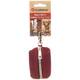 FLAMINGO Poop Bag Dispenser Sueda Bordeaux 8x5x5cm