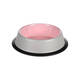 FLAMINGO Bowl Cat Nell Stainless Steel Pink Antislip Due To Rim 450ml 14.2cm