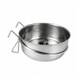 PET CAMELOT Ανοξείδωτο Μπολ για Πουλιά Με Γάντζους 500ml