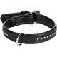 FLAMINGO Collar Padded Monte Carlo Black M 22-27cm 14mm