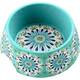 TARHONG Pet Bowl Carmel Medallion Turquoise M 591ml