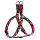 WAUDOG Naylon Dog Harness QR Passport ''Graffiti'' L - 25mm X 60-90cm (5016)