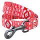 WAUDOG Nylon Dog Leash ''Etno Red'' W15mm x L122cm (4668)