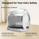 MR ZOO Αυτοκαθαριζόμενη Τουαλέτα Γάτας Τ2