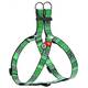 WAUDOG Naylon Dog Harness QR Passport ''Etno Green'' 20mm X 50-80cm (4626)